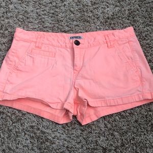 Express neon shorts!